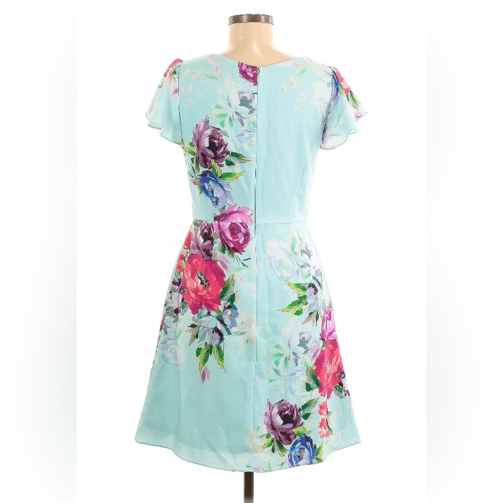 NWT White House Black Market Floral Print A Line Dress - Picture 2 of 3